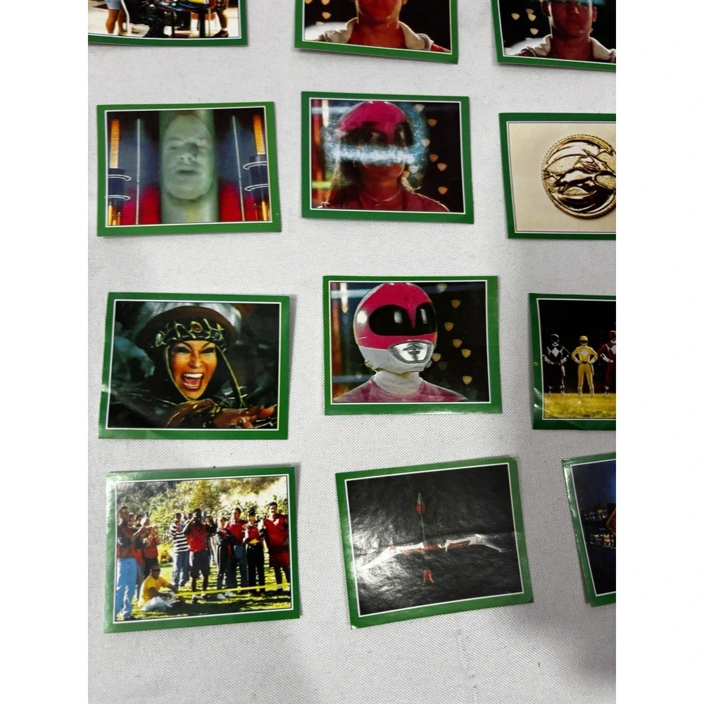 LOT 50+ Merlin Collections Mighty Morphin Power Rangers TRADING STICKER/ROLL